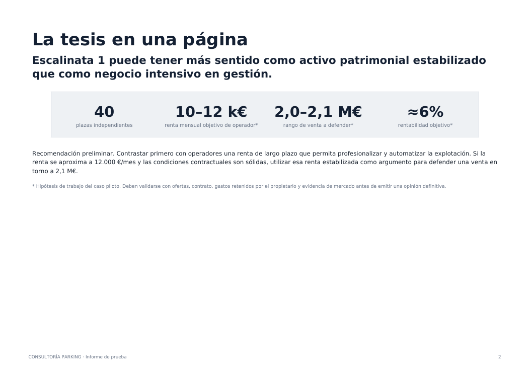 Ejemplo de resumen ejecutivo